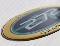 Grady White 272 Sailfish Raised Domed 3D Decal 5" x 2.7" 1pcs.